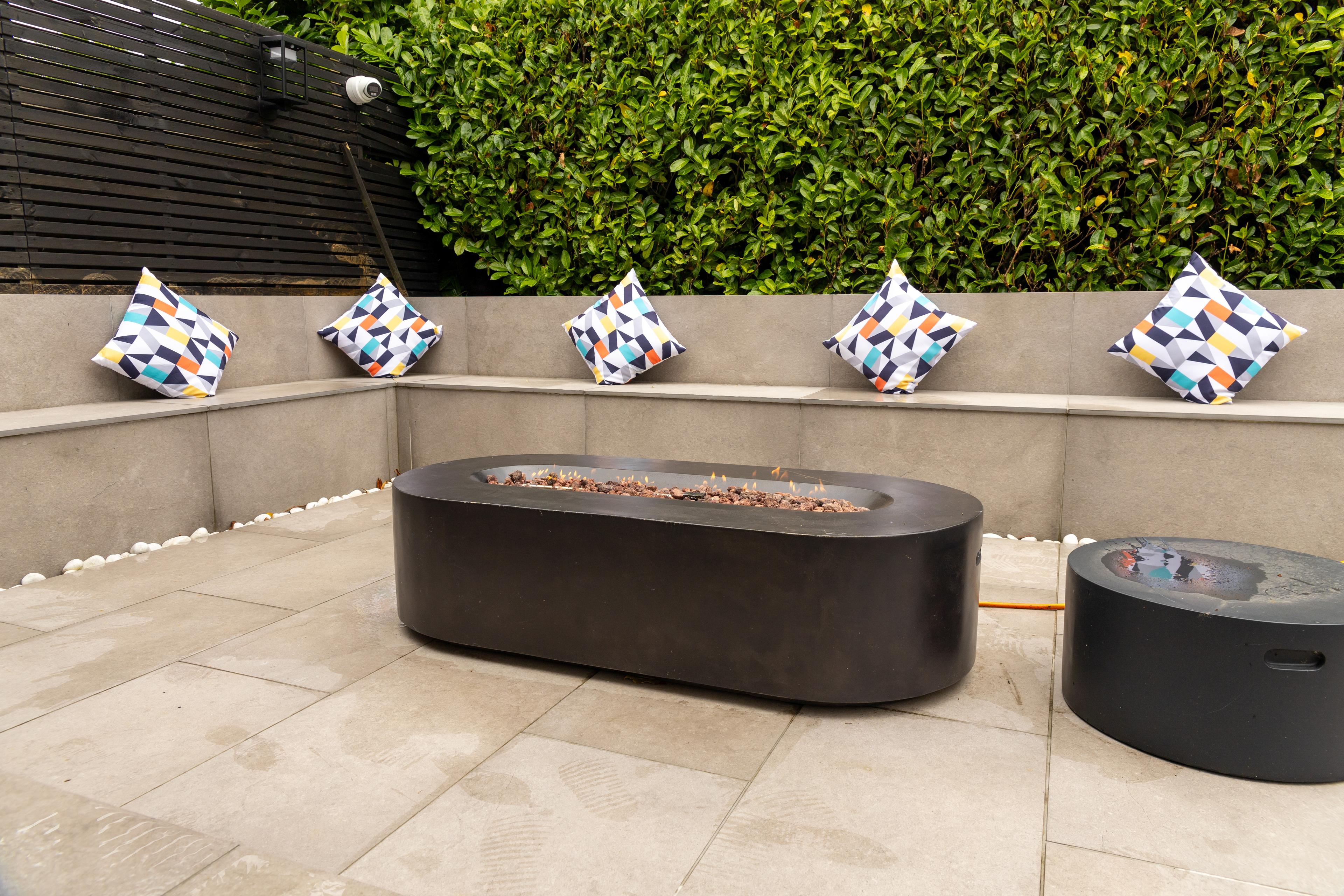 Cozy fire pit area for evening gatherings