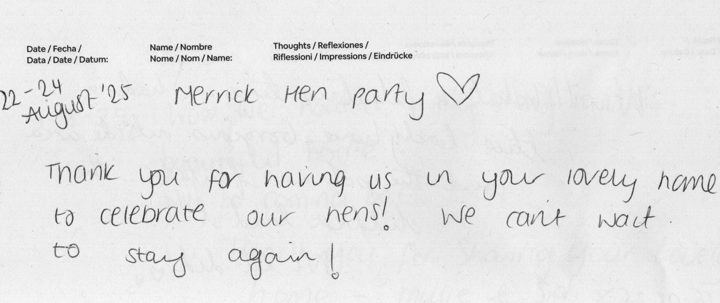 Testimonial from Merrick