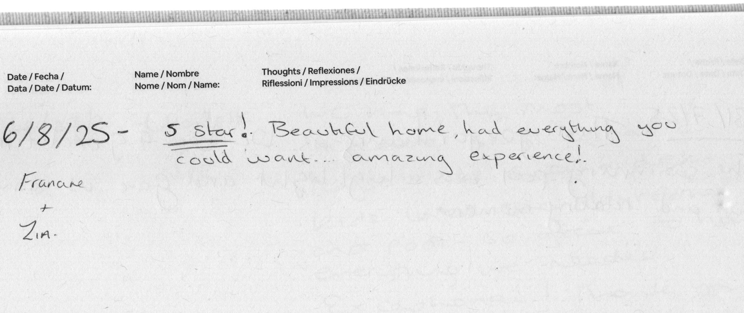 Testimonial from Francie + Zin